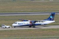 F-WWEJ @ LFBO - ATR 72-600, Taxiing to parking area, Toulouse-Blagnac airport (LFBO-TLS) - by Yves-Q