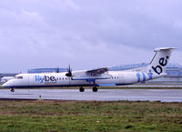 G-JEDR @ LFBO - Taxiing to the Terminal in full FlyBe c/s but with British European titles... - by Shunn311