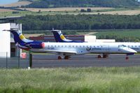 SX-CMA @ LFLC - Embraer ERJ-145EU [145107] (Athens Airways) Clermont-Ferrand Auvergne~F 15/07/2011 - by Ray Barber