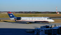 N455AW @ KCLT - Taxi for takeoff CLT - by Ronald Barker