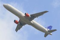 OY-KBE @ LFPG - Airbus A321-232, Take off Rwy 27L, Roissy Charles De Gaulle Airport (LFPG-CDG) - by Yves-Q