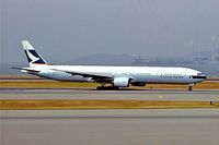 B-HNG @ VHHH - Boeing 777-367 [27505] (Cathay Pacific) Hong Kong International~B 31/10/2005 - by Ray Barber