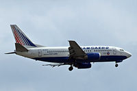 EI-DTV @ EGLL - Boeing 737-5Y0 [25183] (Transaero) Home~G 06/07/2010. On approach 27L. - by Ray Barber