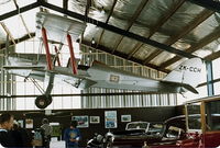 ZK-CCH - ZK-CCH hanging in the Queenstown Motor Museum NZ c.1978 - by Arthur Scarf