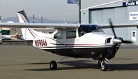 N59046 @ KRHV - Centurion 59046 LLC (Huntington Beach, CA) 1973 Cessna T210L taxing to TradeWinds at Reid Hillview Airport, San Jose, CA. It was here for the Super Bowl. - by Chris Leipelt