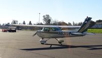 N63197 @ O69 - Locally-based 1975 Cessna 150M taxing out for departure after some cheap fuel at Petaluma Municipal Airport, Petaluma, CA. - by Chris Leipelt