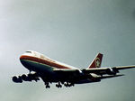 C-FTOB @ LHR - Air Canada Boeing 747-133 on final approach to Heathrow in the Summer of 1978. - by Peter Nicholson