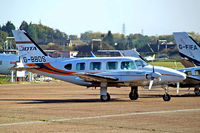 G-BBDS @ EGMC - Piper PA-31-310 Turbo Navajo B [31-7300956] (Air Jota) Southend~G 11/10/2008 - by Ray Barber