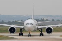 F-GSQS @ LFPO - Boeing 777-328 (ER), Taxiing to holding point Rwy 08, Paris-Orly Airport (LFPO-ORY) - by Yves-Q