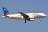 V5-ANK @ FAJS - Air Namibia A319 landing. Ex Air Berlin D-ABGL. - by FerryPNL