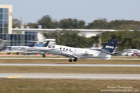 N91HG @ KSRQ - Cessna Citation I (N91HG) departs Sarasota-Bradenton International Airport enroute to Mobile Regional Airport - by Donten Photography