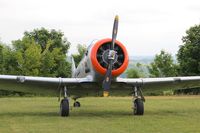 F-AZBE @ LFFQ - North American AT-6C Harvard IIA, La Ferté-Alais airfield (LFFQ) Airshow 2015 - by Yves-Q