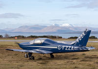 G-FZZA @ EGEO - Warming-up at Oban Airport. - by Jonathan Allen
