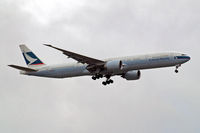 B-KQO @ EGLL - Boeing 777-367ER [41757] (Cathay Pacific Airways) Home~G 02/06/2015. On approach 27L. - by Ray Barber