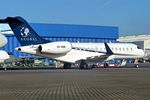 9H-SMB @ EGGW - 2013 Bombardier BD-700-1A10 Global 6000, c/n: 9549 at Luton - by Terry Fletcher