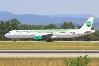 D-ASTP @ LFSB - Airbus A321-211, Taxiing to holding point rwy 15, Bâle-Mulhouse-Fribourg airport (LFSB-BSL) - by Yves-Q