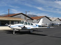 N254D @ SZP - 1962 Beech 95-A55 Baron, two Continental IO-470-L 260 Hp each. First year of Baron with six-seat option - by Doug Robertson