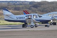 2-GNSY @ EGFH - Commander 114B, Guernsey based, previously N850DW, NX8CK, parked up. - by Derek Flewin