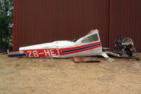 ZS-HET @ FAPY - Cessna 182P Skylane [182-63146] Parys~ZS 10/10/2003. Stored wreck. - by Ray Barber