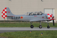 G-CBSR @ EBKT - Clear for take off on rwy 06. - by Raymond De Clercq