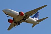 LN-RRY @ EGLL - Boeing 737-683 [28297] (SAS Scandinavian Airlines) Home~G 08/06/2014. On approach 27R. - by Ray Barber