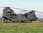 ZD983 @ CAX - Chinook HC.2, callsign Wagtail 73, of 18 Squadron as seen at Carlisle in October 2004. - by Peter Nicholson