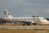 N938FR @ KRSW - Frontier Flight 713 (N938FR) Misty the Artic Fox taxis at Southwest Florida International Airport prior to flight to Denver International Airport - by Donten Photography