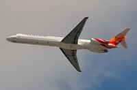 EP-LCJ @ OMDB - Kish Air MD82 taking-off. - by FerryPNL