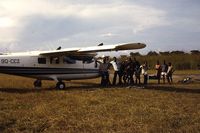 9Q-CEZ - Photo taken by my uncle François Van Dingenen in Zaïre. Somewhere begin 1980's. He flew the plane from mission post to mission post. - by Mark Van Dingenen