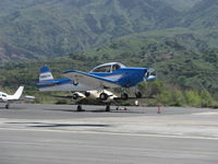 N8667H @ SZP - 1947 North American NAVION, Continental IO-520 285 Hp upgrade, takeoff climb Rwy 22, Young Eagles flight - by Doug Robertson