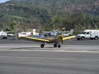 N99711 @ SZP - 1946 ERCO Ercoupe 415-D Continental O-200 100 Hp upgrade, landing roll Rwy 22 - by Doug Robertson