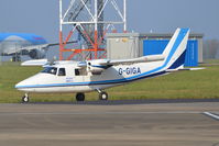 G-GIGA @ EGSH - Just landed at Norwich. - by Graham Reeve