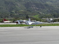 N34EZ @ SZP - 1998 Gress RUTAN VARI-EZE CANARD, Continental O-200 100 Hp pusher, another landing roll Rwy 22 - by Doug Robertson