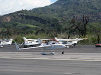 N34EZ @ SZP - 1998 Gress RUTAN VARI-EZE CANARD, Continental O-200 100 Hp pusher, c/n 001, first takeoff roll Rwy 22 - by Doug Robertson