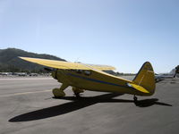 N9471H @ SZP - 1943 Howard DGA-15P, P&W R-985 Wasp Jr. 450 Hp. Also, variants were built as DGA-15W, 350 Hp Wright R-760-E2 and DGA-151, 330 Hp Jacobs L-6, a 914 cubic inch displacement 7 cylinder radial. - by Doug Robertson