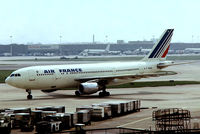 F-BVGI @ EGLL - Airbus A300B4-203 [045] (Air France) Heathrow~G @ 1980. From a slide. - by Ray Barber