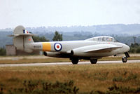 WA669 @ EGVI - Gloster Meteor T.7 [WA669] (Royal Air Force) RAF Greenham Common~G 07/07/1974. From a slide. - by Ray Barber