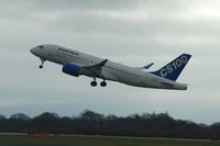 C-FFCO @ EGCC - Bombardier CS100 C-FFCO taking off at Manchester Airport. - by David Burrell