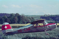 HB-CAB @ LSZV - Summer on a small airfield. Scanned from a slide. - by sparrow9