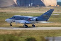 133 @ LFRJ - Dassault Falcon 10 MER, Landing rwy 08, Landivisiau Naval Air Base (LFRJ) - by Yves-Q