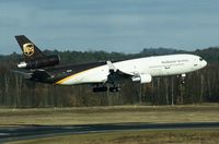 N287UP @ EDDK - UPS, is here landing at Köln / Bonn Airport(EDDK) - by A. Gendorf