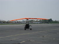 N127WP @ SZP - 2006 North Wing Design APACHE ST weight-shift control Experimental class trike, Rotax 582UL-99 64 Hp, 3-blade pusher prop, taxi to Rwy 22 - by Doug Robertson