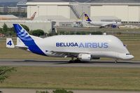 F-GSTD @ LFBO - Airbus A300B4-608ST Beluga, Take off run rwy 14R, Toulouse-Blagnac Airport (LFBO-TLS) - by Yves-Q