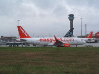 G-EZWM @ EGGW - taxying in - by magnaman