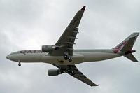 A7-HJJ @ EGLL - Airbus A330-202 [487] (Qatar Airways Amiri Flight) Home~G 01/07/2010. On approach 27R. - by Ray Barber