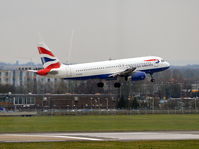 G-EUUW @ EGLL - Airbus A320-232 departing London Heathrow. - by moxy