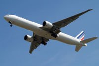 F-GZNA @ EGLL - Boeing  777-328ER [35297] (Air France) Home~G 24/07/2010. On approach 27R. - by Ray Barber