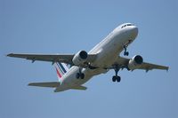 F-GHQJ @ LFRB - Airbus A320-211, Take off rwy 07R, Brest-Bretagne Airport (LFRB-BES) - by Yves-Q