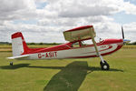 G-ASIT @ X5FB - Cessna 180, Fishburn Airfield, July 2006. - by Malcolm Clarke