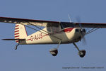 G-AJJS @ EGBT - at the Vintage Aircraft Club spring rally - by Chris Hall